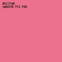 #EC718E - Deep Blush Color Image