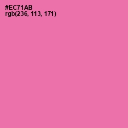 #EC71AB - Hot Pink Color Image