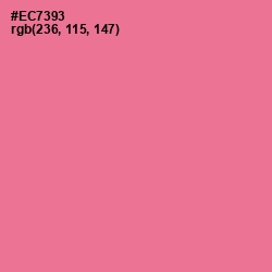 #EC7393 - Deep Blush Color Image