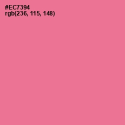 #EC7394 - Deep Blush Color Image