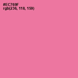 #EC769F - Deep Blush Color Image