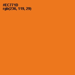 #EC771D - Tango Color Image