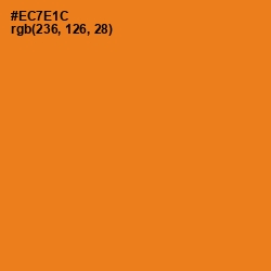 #EC7E1C - Tango Color Image