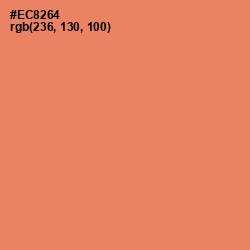 #EC8264 - Salmon Color Image