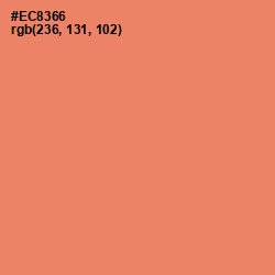 #EC8366 - Apricot Color Image