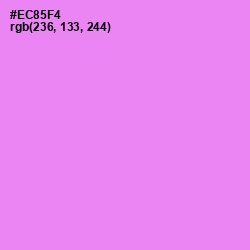 #EC85F4 - Lavender Magenta Color Image