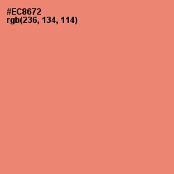 #EC8672 - Apricot Color Image