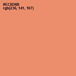 #EC8D6B - Apricot Color Image