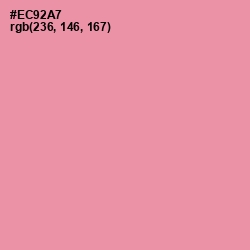 #EC92A7 - Mauvelous Color Image