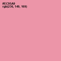 #EC95A9 - Mauvelous Color Image