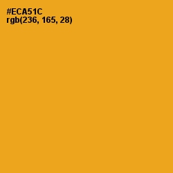 #ECA51C - Buttercup Color Image