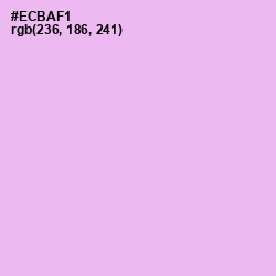 #ECBAF1 - Mauve Color Image
