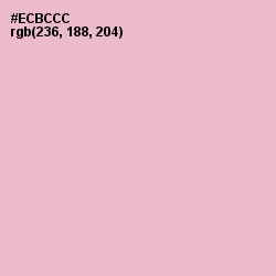 #ECBCCC - Cupid Color Image