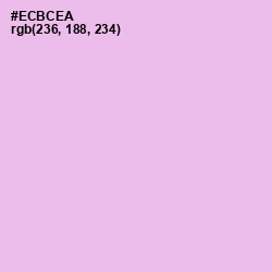 #ECBCEA - Mauve Color Image