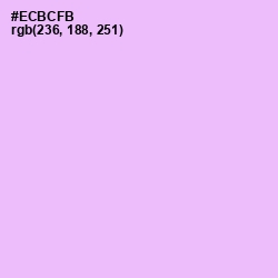 #ECBCFB - Mauve Color Image