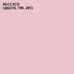 #ECC4CD - Oyster Pink Color Image