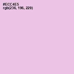 #ECC4E5 - French Lilac Color Image