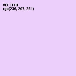 #ECCFFB - French Lilac Color Image