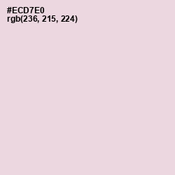 #ECD7E0 - Snuff Color Image