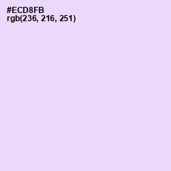 #ECD8FB - Snuff Color Image