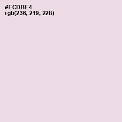 #ECDBE4 - Snuff Color Image