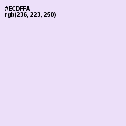 #ECDFFA - Snuff Color Image