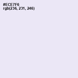 #ECE7F6 - Athens Gray Color Image