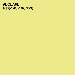 #ECEA8B - Khaki Color Image