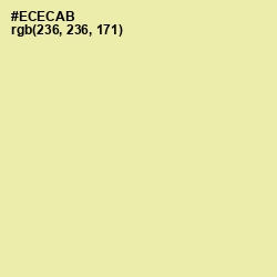 #ECECAB - Double Colonial White Color Image