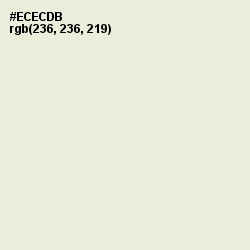 #ECECDB - White Rock Color Image