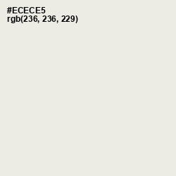 #ECECE5 - Green White Color Image