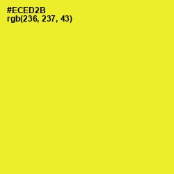 #ECED2B - Golden Fizz Color Image