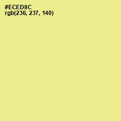 #ECED8C - Khaki Color Image