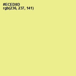 #ECED8D - Khaki Color Image