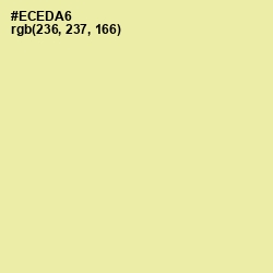 #ECEDA6 - Double Colonial White Color Image