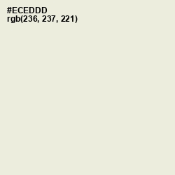 #ECEDDD - White Rock Color Image