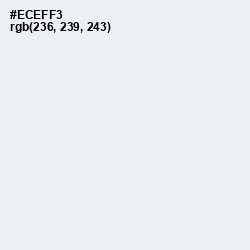 #ECEFF3 - Athens Gray Color Image