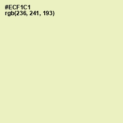 #ECF1C1 - Tusk Color Image