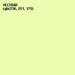 #ECFBAF - Tidal Color Image