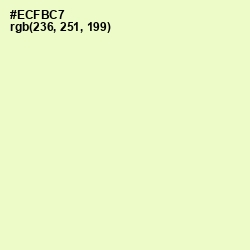 #ECFBC7 - Tusk Color Image