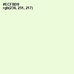 #ECFBD9 - Frost Color Image