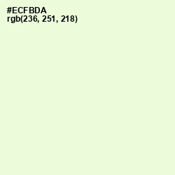 #ECFBDA - Frost Color Image