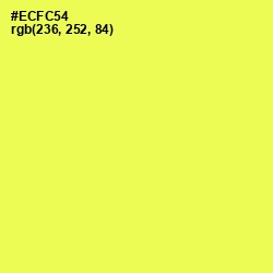 #ECFC54 - Starship Color Image