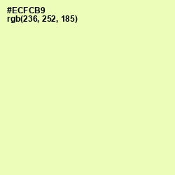 #ECFCB9 - Australian Mint Color Image