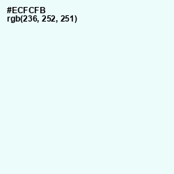 #ECFCFB - Twilight Blue Color Image