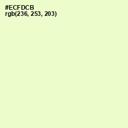 #ECFDCB - Tusk Color Image