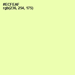 #ECFEAF - Tidal Color Image