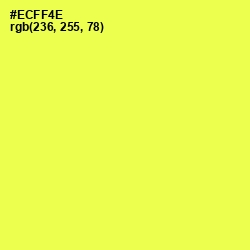 #ECFF4E - Starship Color Image