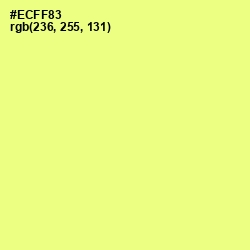 #ECFF83 - Honeysuckle Color Image