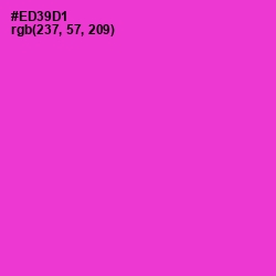 #ED39D1 - Razzle Dazzle Rose Color Image